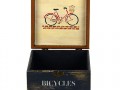 scatola decorata bicicletta aperta