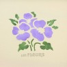 scatola decorata fleurs stencil