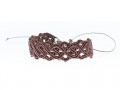 bracciale a macrame celtico lavorazione
