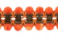 bracciale a macrame raggio di sole particolare