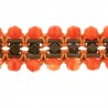 bracciale a macrame raggio di sole particolare