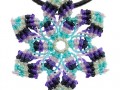 collana fatta a mano fiore pendente