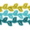 bracciale a macrame edera particolare