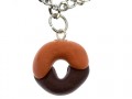bracciale in pasta polimerica biscotti pendente