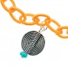 bracciale in pasta polimerica girandola charm