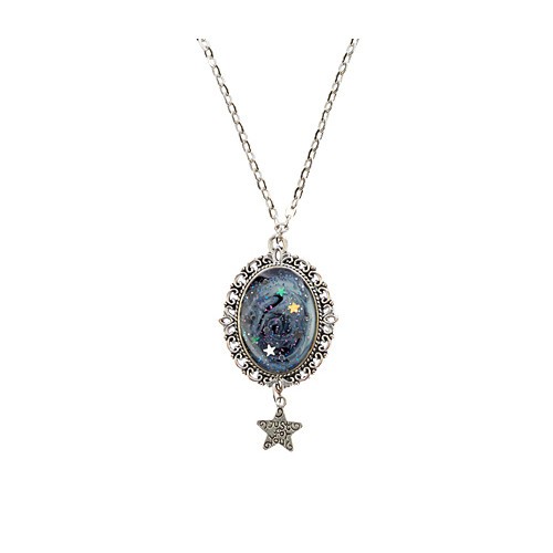 collana in resina galassia