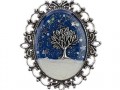 collana in resina inverno ciondolo