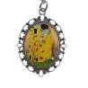 collana in resina klimt cammeo