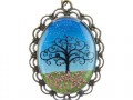 collana in resina primavera ciondolo