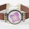 bracciale in resina ortensia cabochon