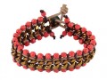 bracciale a macrame chain