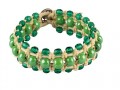 bracciale a macrame smeraldo