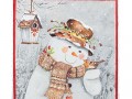 scatola decorata pupazzo di neve coperchio