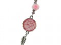 segnalibro rosa pendente